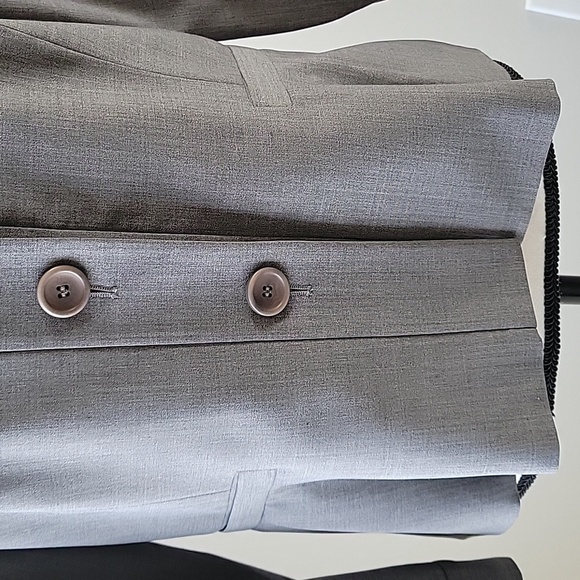 Theory Peplum Wool Blend Lined Women Size 12 Button Closure Blazer Jacket - Picture 7 of 14